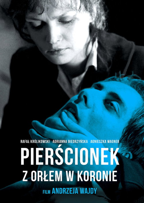 Pierscionek z orlem w koronie