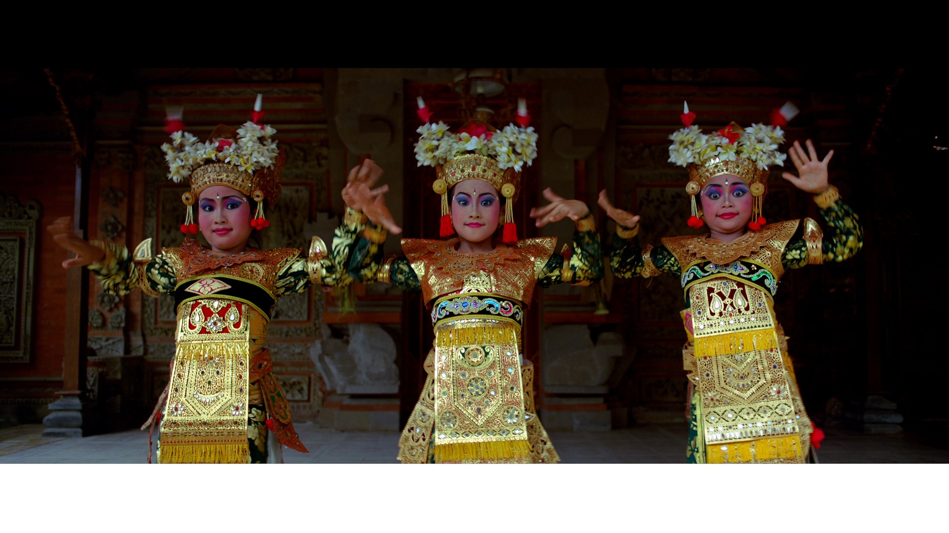 Balinese Tari Legong Dancers