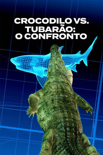 Крокодил против акулы