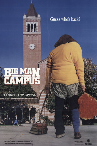 Большой человек в университетском городке