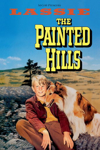 Лесси в разрисованных холмах